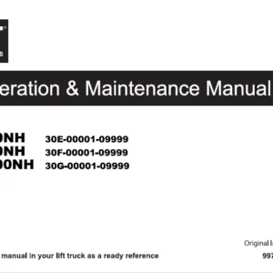 Caterpillar DP100NH Lift Truck Service, Operation & Maintenance Manuals - PDF DOWNLOAD