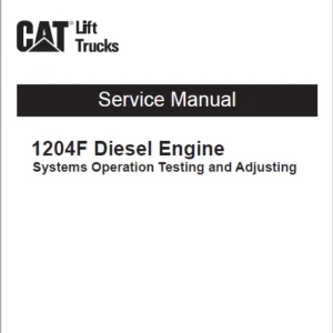 Caterpillar DP150N2 Lift Truck Service Manuals - PDF DOWNLOAD