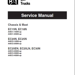Caterpillar EC18N Lift Truck Service Manuals - PDF DOWNLOAD