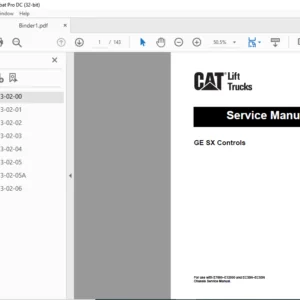 Caterpillar EC40N Lift Truck Service Manual - PDF DOWNLOAD