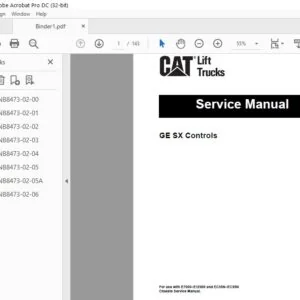 Caterpillar EC45N Lift Trucks Service Manual - PDF DOWNLOAD