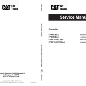 Caterpillar EP13TCB Lift Truck Service Manuals - PDF DOWNLOAD