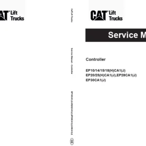 Caterpillar EP15CA1(J) Lift Trucks Service Manuals - PDF DOWNLOAD