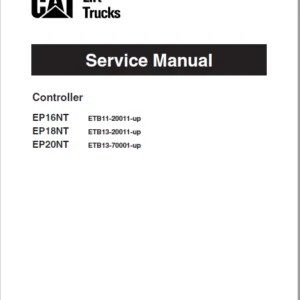 Caterpillar EP18NT Lift Trucks Service Manuals - PDF DOWNLOAD