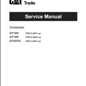 Caterpillar EP20CN Lift Truck Service Manuals - PDF DOWNLOAD