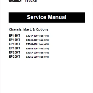 Caterpillar EP20KT Lift Truck Service Manuals - PDF DOWNLOAD