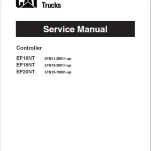 Caterpillar EP20NT Lift Truck Service Manuals - PDF DOWNLOAD