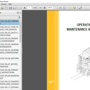 Caterpillar EP25(C)N EP30(C)N EP35N Lift Trucks Service, Operation & Maintenance Manuals - PDF DOWNLOAD