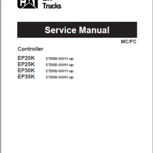 Caterpillar EP25K Lift Truck Service Manuals - PDF DOWNLOAD