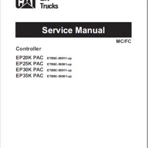 Caterpillar EP25K PAC Lift Trucks Service Manuals - PDF DOWNLOAD