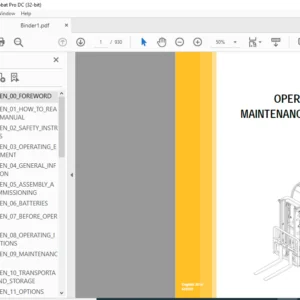 Caterpillar EP35N Lift Truck Operation & Maintenance Manuals - PDF DOWNLOAD