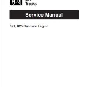 Caterpillar GC28N Lift Trucks Service Manuals - PDF DOWNLOAD
