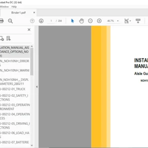 Caterpillar NOH10N(H) Aisle Guidance Options Installation Manual - PDF DOWNLOAD