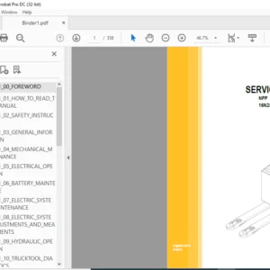 Caterpillar NPP16N2 Lift Trucks Service Manual - PDF DOWNLOAD