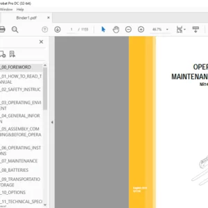 Caterpillar NR14-25N2(S)(C)(H)(X) Operation & Maintenance Manual - PDF DOWNLOAD