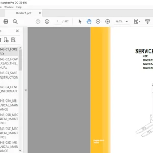 Caterpillar NSP 10N2R 12N2R 12N2IR 14N2R 14N2IR 16N2R 16N2IR 16N2SR Service, Operation & Maintenance Manual