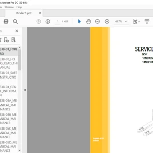 Caterpillar NSP12N2 Lift Trucks Service, Operation & Maintenance Manual - PDF DOWNLOAD