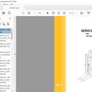 Caterpillar NSR16N Lift Trucks Operation & Maintenance, Service Manuals - PDF DOWNLOAD