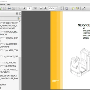 Caterpillar NTR30N Lift Truck Service Manual - PDF DOWNLOAD