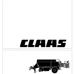 Claas Baler Quadrant 1150 RC Operator's Manual - PDF DOWNLOAD