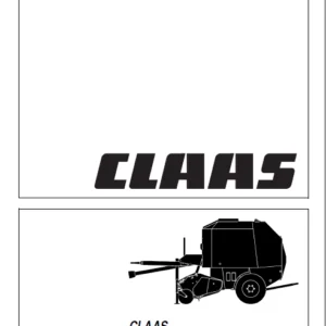 Claas Rollant 250 Rollant 250 Roto Cut Repair Manual - PDF DOWNLOAD
