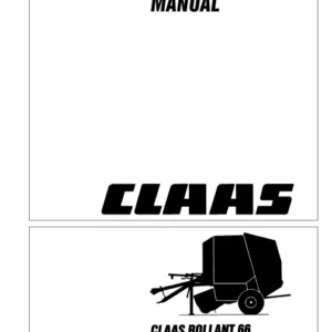 Claas Rollant 66 Rollant 46 Repair Manual - PDF DOWNLOAD