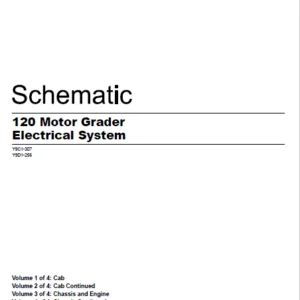 EN CAT 120 Motor Grader  Electrical System Schematic Manual - PDF DOWNLOAD