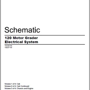 EN CAT  Motor Grader 120 Electrical System Schematic Manual -PDF DOWNLOAD