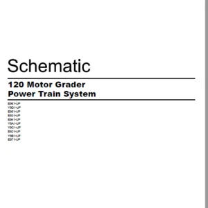 EN CAT 120 Motor Grader Electrical System Schematic Manual - PDF DOWNLOAD