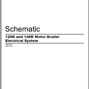 EN CAT 120K2 and 140K2 Motor Grader Electrical System Schematic Manual - PDF DOWNLOAD