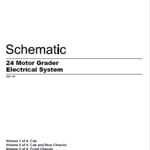 EN CAT 24 Motor Grader Electrical System Schematic Manual - PDF DOWNLOAD