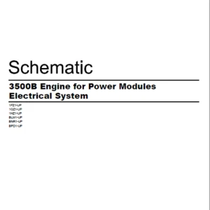 EN CAT Engine 3500B  Power Modules Electrical System  Electric Schematic Manual - PDF DOWNLOAD