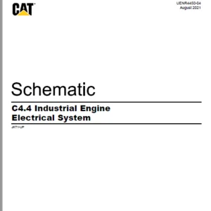 EN CAT Engine C4.4 Industrial Engine Electrical System Electric Schematic  Manual - PDF DOWNLOAD
