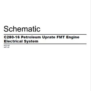EN CAT Engine - Generator C280-16 Petroleum Uprate FMT Engine Electrical System Schematic Manual - PDF DOWNLOAD