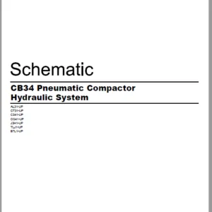 EN CAT Engine - Generator CB34 Pneumatic Compactor Hydraulic System Schematic Manual - PDF DOWNLOAD