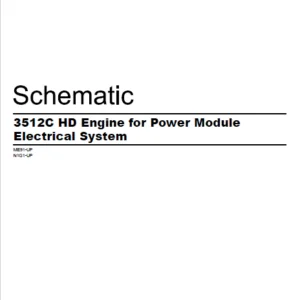 EN CAT Engine - Generator Set 3512C HD Power Module Electrical System  Schematic Manual - PDF DOWNLOAD