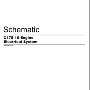 EN CAT Engine - Generator Set C175-16 Engine Electrical System  Schematic Manual -PDF DOWNLOAD