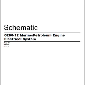 EN CAT Engine - Generator Set C280-12 Marine Petroleum Engine Electrical System - Schematic Manual - PDF Download