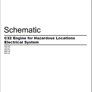 EN CAT Engine - Generator Set C32 Hazardous Locations Electrical System Schematic Manual - PDF DOWNLOAD