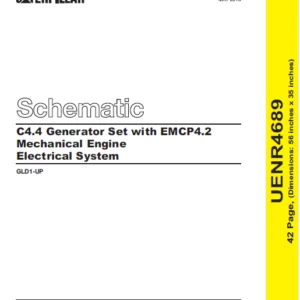 EN CAT Engine - Generator Set C4.4 EMCP4.2 Mechanical Engine Electrical System schematic Manual - PDF DOWNLOAD