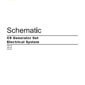 EN CAT Engine - Generator Set C9 Electrical System Schematic Manual  - PDF DOWNLOAD