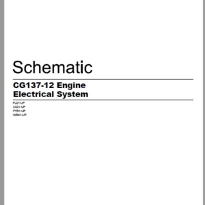 EN CAT Engine - Generator Set CG137-12 Engine Electrical System Schematic Manual - PDF DOWNLOAD