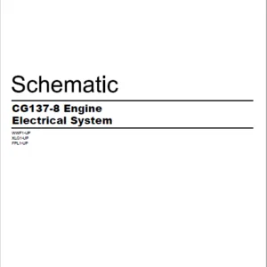 EN CAT Engine - Generator Set CG137-8 Engine Electrical System   Schematic Manual  - PDF DOWNLOAD