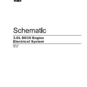 EN CAT Engine - Generator Set   DG30 Engine Electrical System  Schematic Manual - PDF DOWNLOAD
