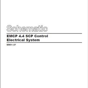 EN CAT Engine - Generator Set EMCP 4.4 SCP Control Electrical System  Schematic Manual - PDF DOWNLOAD