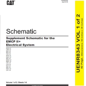 EN CAT Engine - Generator Set EMCP II Supplement Schematic for the EMCP II Electrical System Schematic Manual