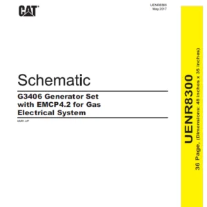 EN CAT Engine - Generator Set G3406 EMCP4.2 for Gas Electrical System Schematic  Manual  - PDF DOWNLOAD