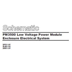 EN CAT Engine - Generator Set PM3500 Low Voltage Power Module Enclosure Electrical System Schematic Manual - PDF DOWNLOAD