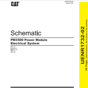 EN CAT Engine - Generator Set PM3500 Power Module Electrical System  Schematic Manual - PDF DOWNLOAD