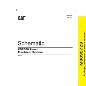 EN CAT Engine - Generator Set XQ2000 Panel Electrical System Schematic Manual - PDF DOWNLOAD
